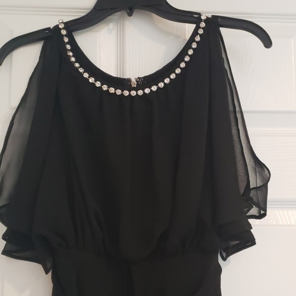 Ya Los Angeles Black High Low Dress Size S - Picture 2 of 4
